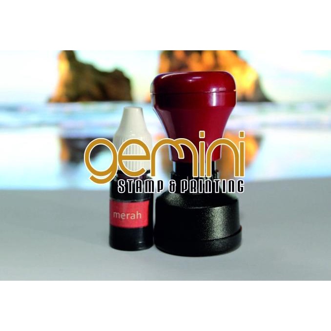 

Ink | Stempel Otomatis Bulat Siap Pakai ** Gratis 1 Botol Tinta Refill **