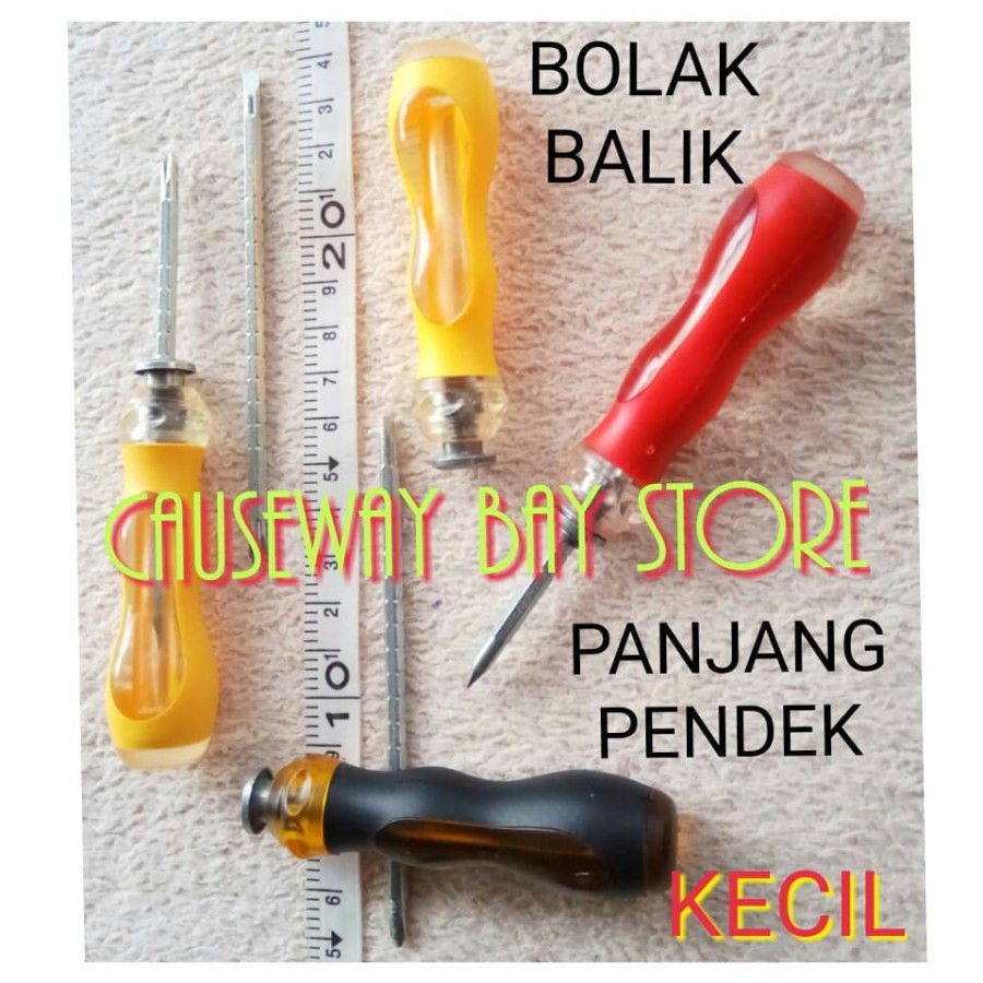 OBENG BOLAK BALIK PANJANG PENDEK magnet