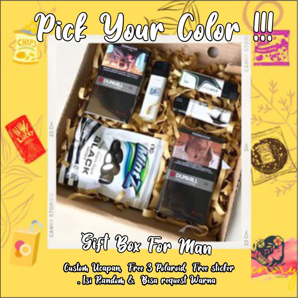 

Gift Box with Snack Paket Hadiah Ulang Tahun Wisuda Graduation Hampers Anniversary FOR MAN 1