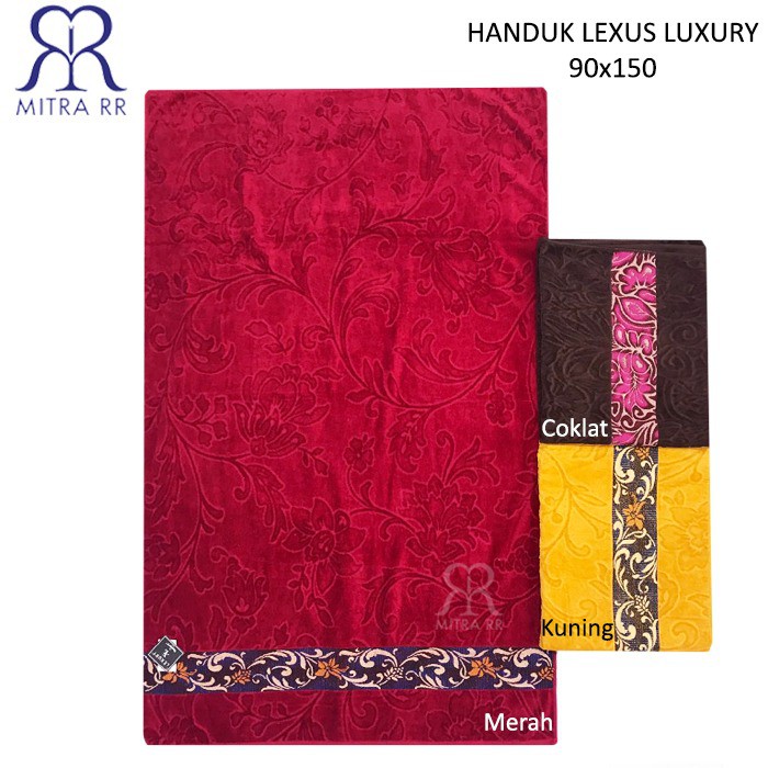 Handuk Lexus Luxury Jumbo 90 x 150 cm Handuk Hotel Mandi Cotton Toyoterry 90x150