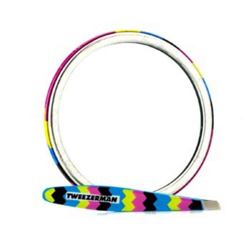 Jual Tweezerman 4226 zig zag mini slant tweezer w/ pocket mirror