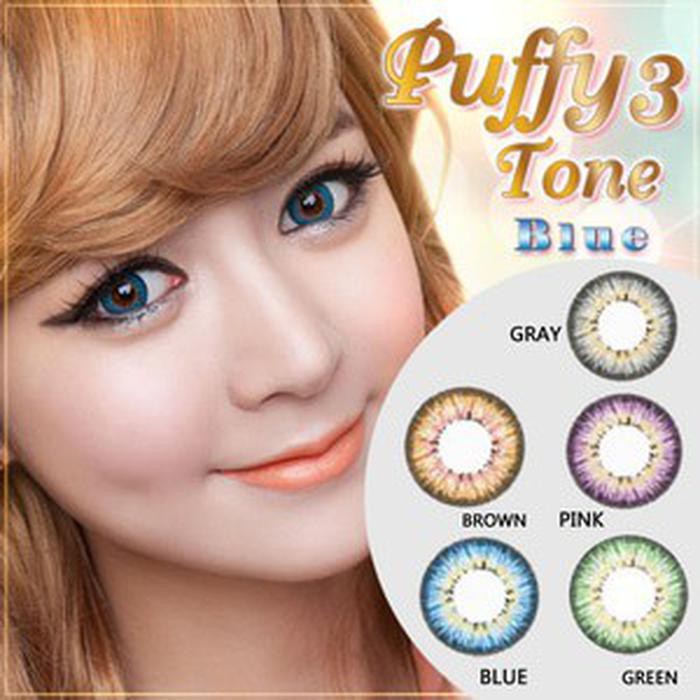 SOFTLENS ORIGINAL Softlens Baby Color Puffy 3 Tones Blue (Biru)