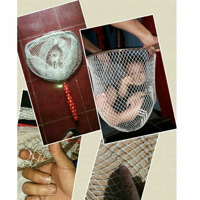 Serokan Ikan Besar jumbo serok ikan lele Konsumsi jaring ikan lele Seser lele Jaring Anyaman Nilon