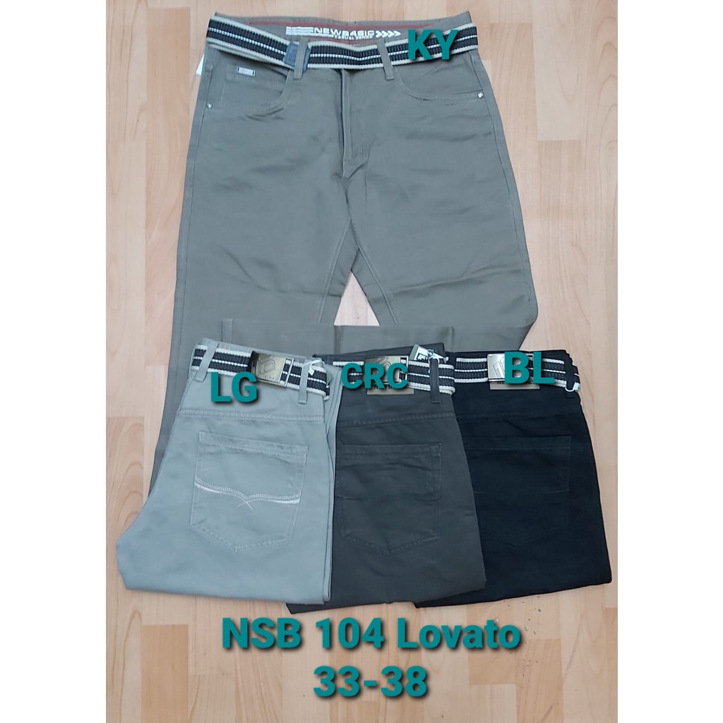 Celana Panjang Chinos Pria NEWB45IC Import Original