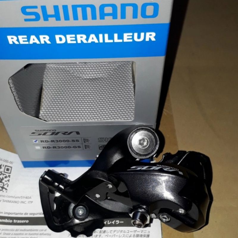 Rd Rear Derailleur 9 Speed Shimano Sora Rd-R3000-SS Sepeda Lipat Roadbike Short cage Original