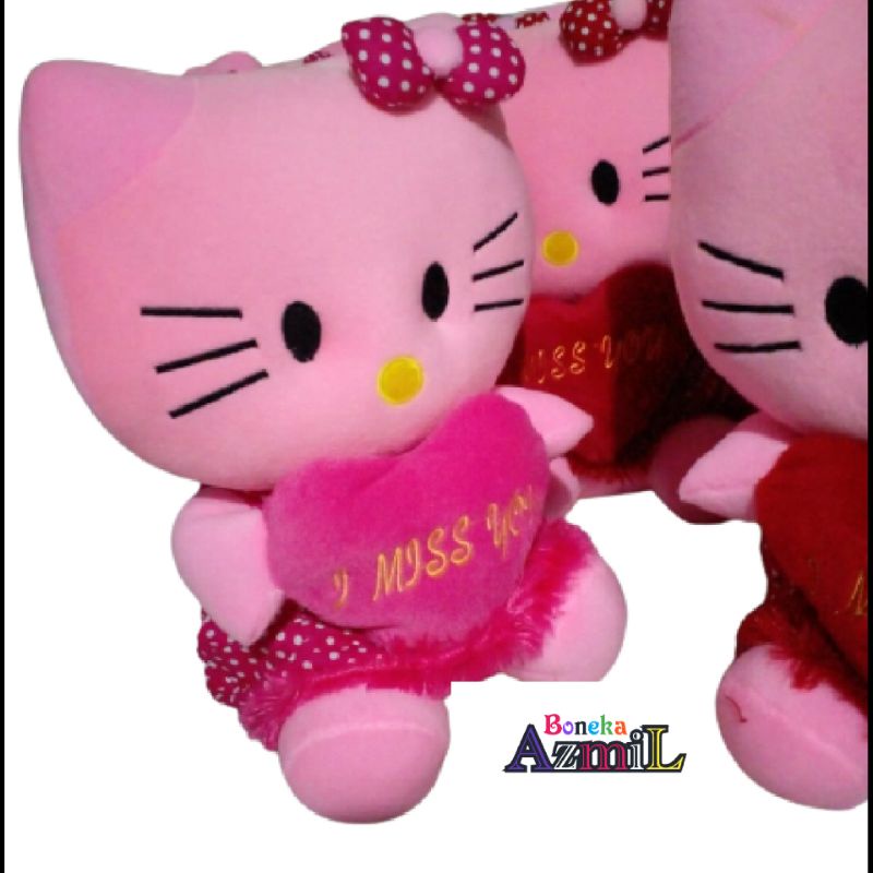 Boneka hello kity size l / love