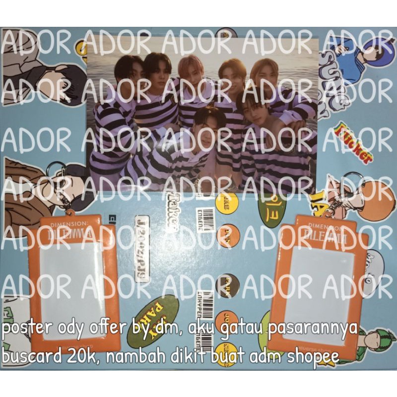 ENHYPEN BUS CARD HOLDER D:D DIMENSION DILEMMA OFFICIAL. [READ DESCRIPTION]