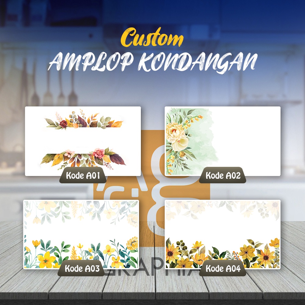 

Amplop Kondangan Custom 1 pack 50 pcs