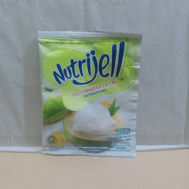 Tepung serbuk agar jelly NUTRIJELL nutrijell kelapa muda 15gr