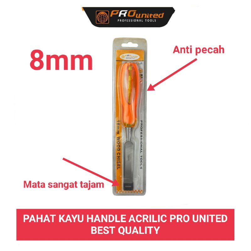 PAHAT / TATAH KAYU HANDLE ANTI PECAH PRO UNITED