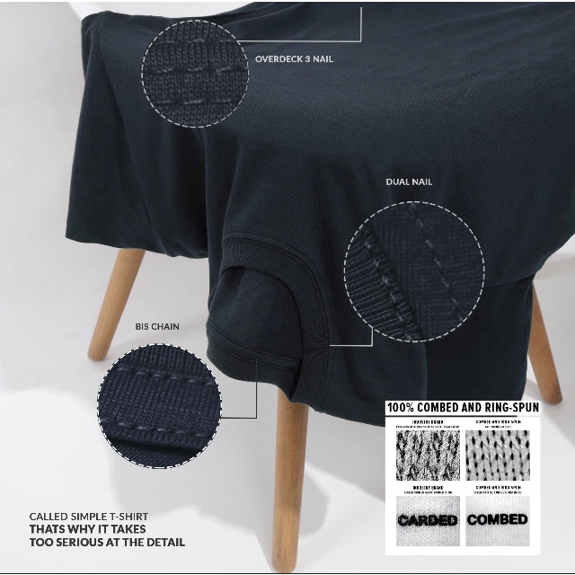Kaos Polos OVERSIZE JAPAN COOLSOFT Cotton Combed Tebal 100% Ringspun Katun Combed Oversized Reaktif