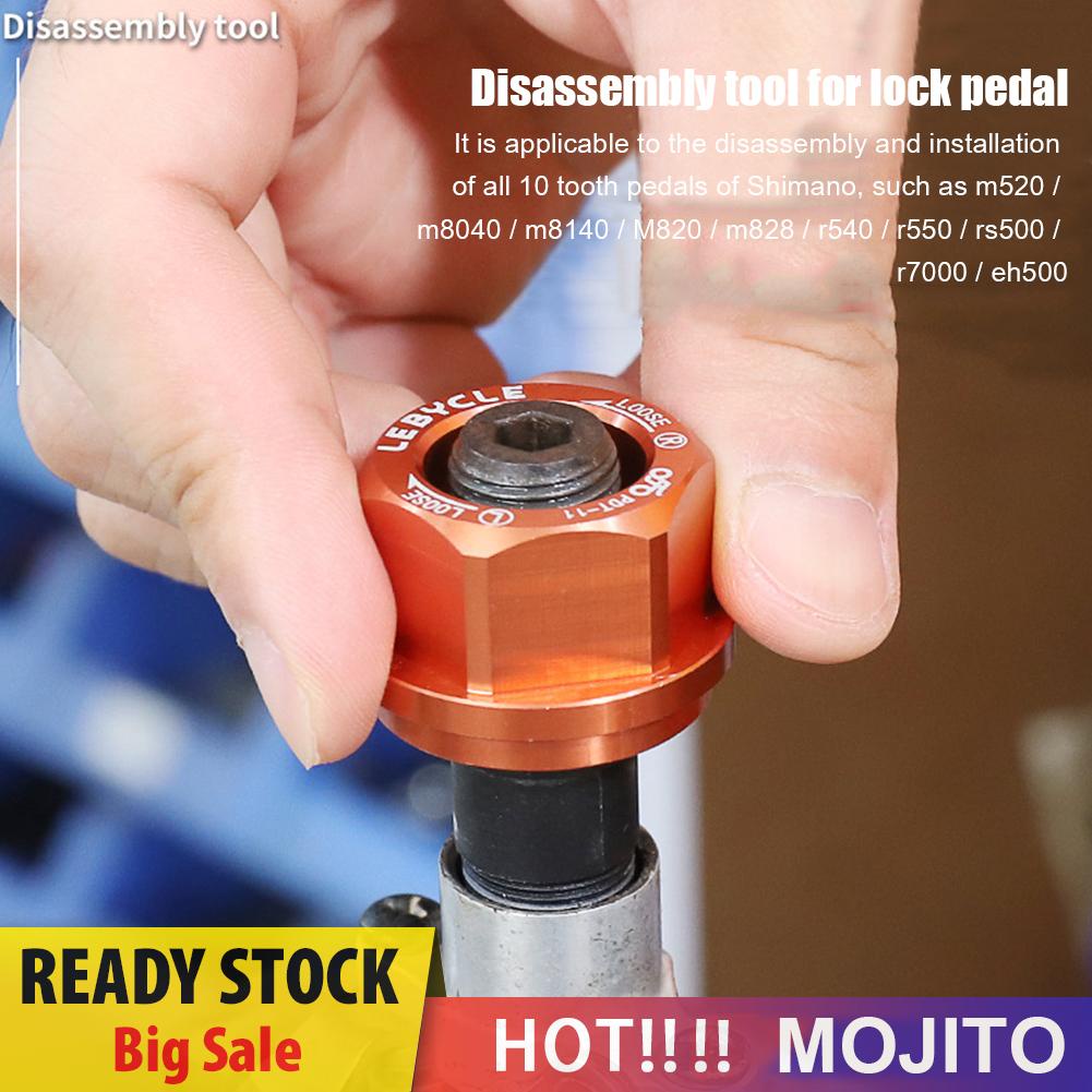 Mojito*10T MTB Road Bike Pedal Axle Spindle Removal Installation Tool Lock Bolt