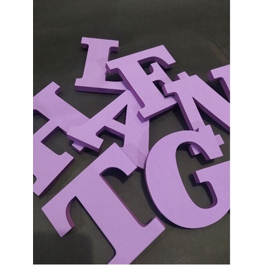 

Huruf Timbul, Huruf Spon, Letter Spon Eva, Warna/Custom