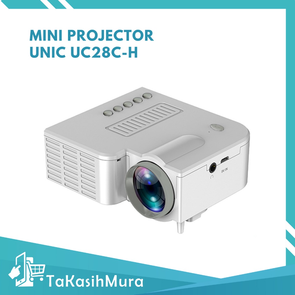 Projector UNIC UC28CH Mirroring Screen Mini Portable LED Proyektor