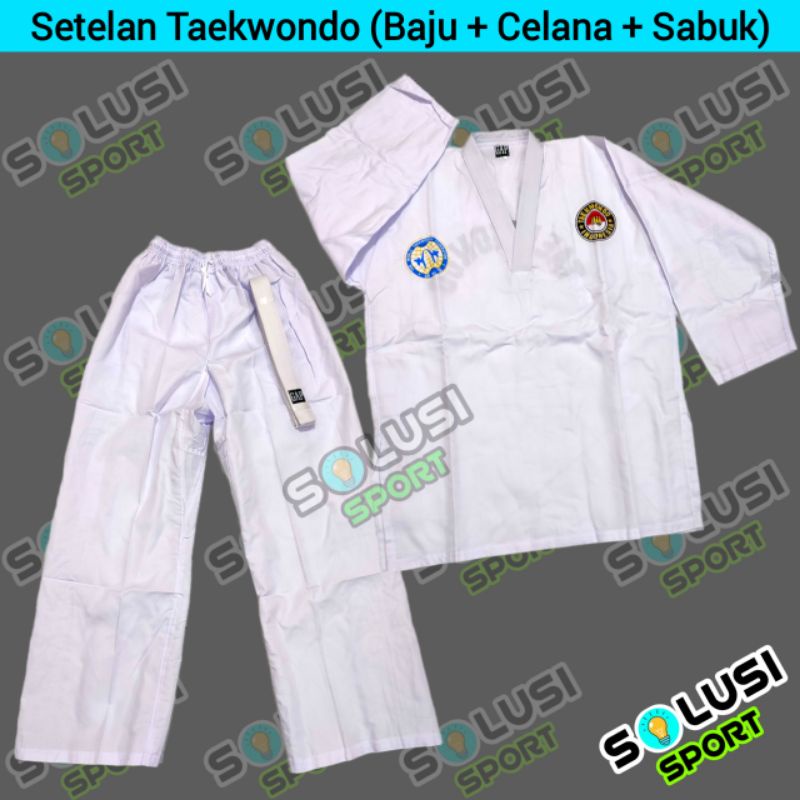 Baju Celana Setelan TAEKWONDO