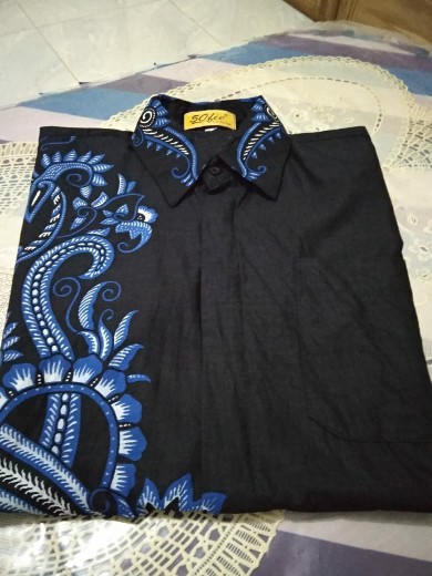 Kemeja Batik Pria Lengan Pendek Size M L Xl Xxl  Bswart Batik
