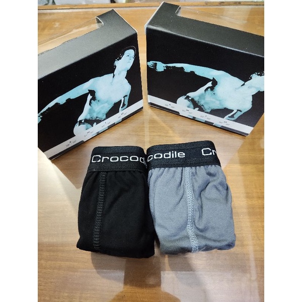 CELANA DALAM CROCODILE 264 + 1 MASKER  / CD CROCODILE PRIA KARET LUAR SLIM