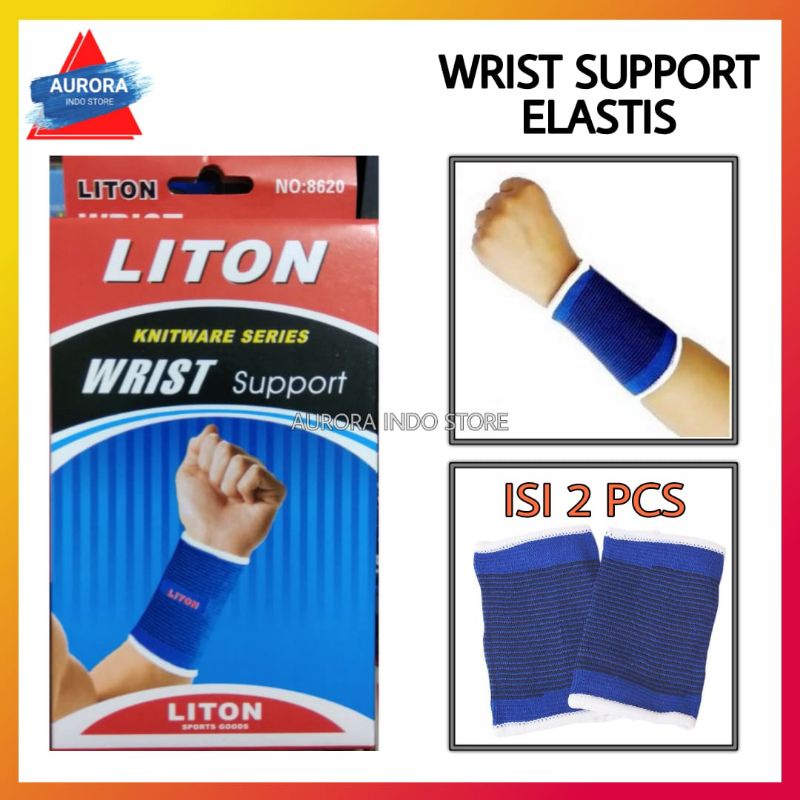 Wrist Support Pelindung Pergelangan Tangan Engkel Olahraga Futsal Volly Badminton