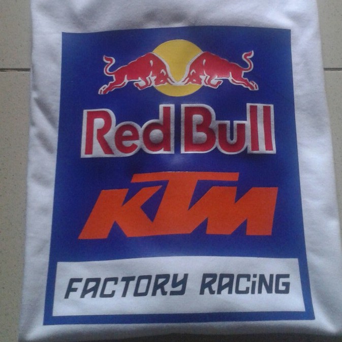 kaos baju t-shirt red bull ktm fashion unisex racing