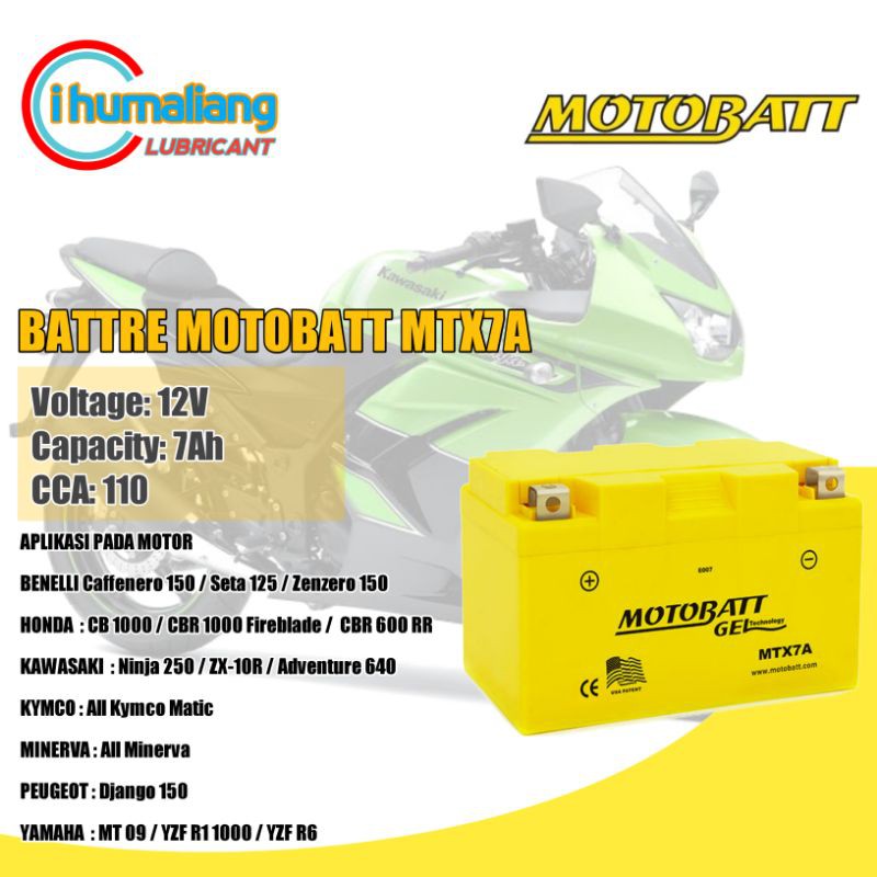BATTRE MOTOBATT MTX7A