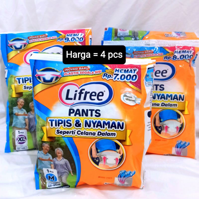 Lifree Popok Dewasa Celana Unicharm M-XL