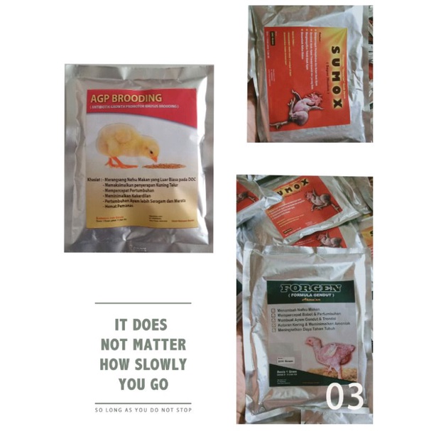1 paket  AGP brooding lengkap multivitamin probiotik
