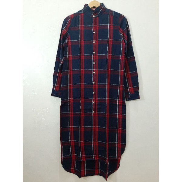 Preloved kemeja tunik logo jeans