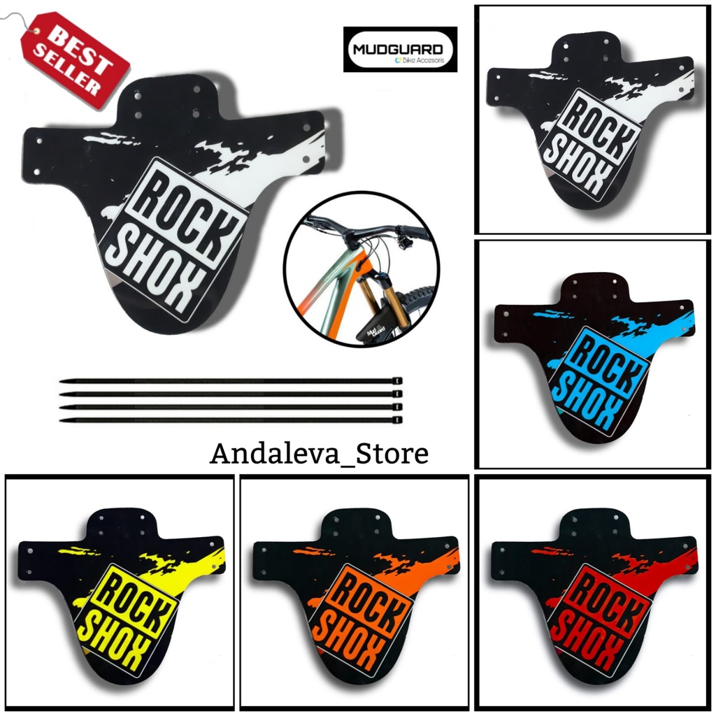 [ PROMO ] Mudguard Sepeda Mtb Rockshocx Fullprint / Spakbor Sepeda Mtb / Fender Sepeda Mtb / Spakboa