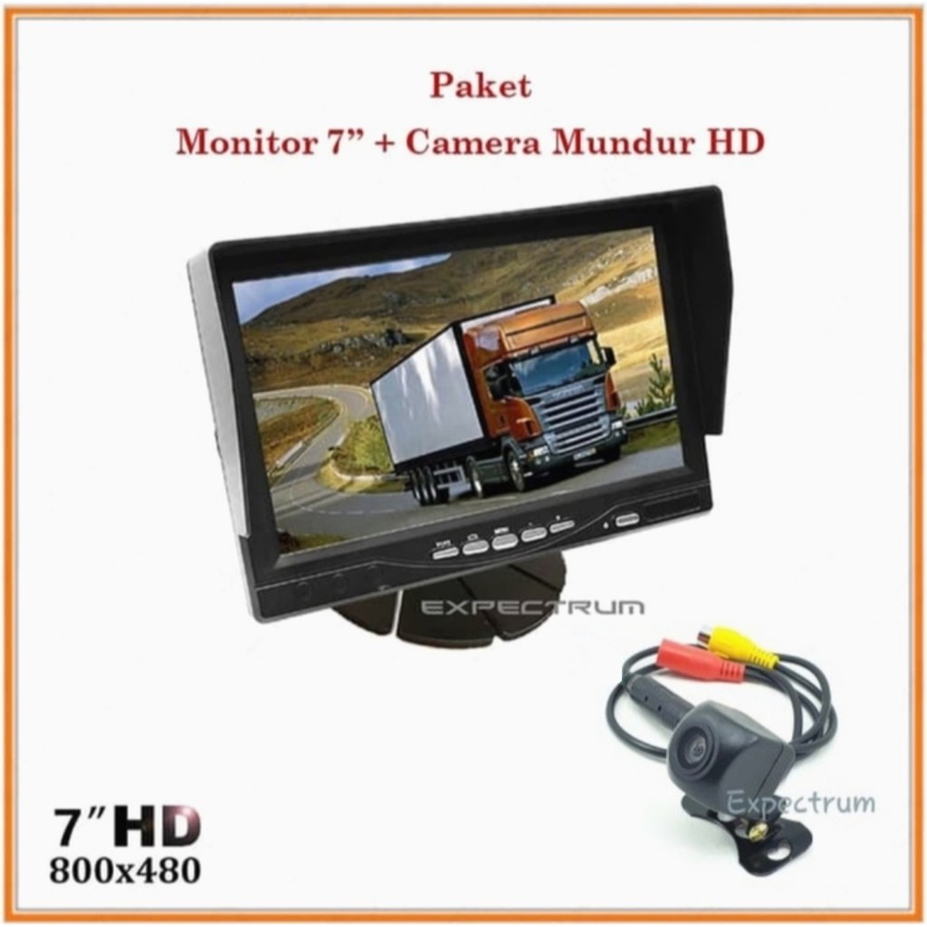 Monitor TV Ondash 7 inch - PAKET Monitor TV 7 inch &amp; Kamera CCD HD