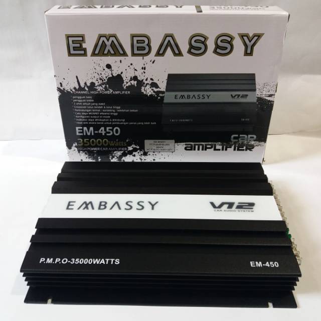 Power Amplifier mobil Embassy EM450