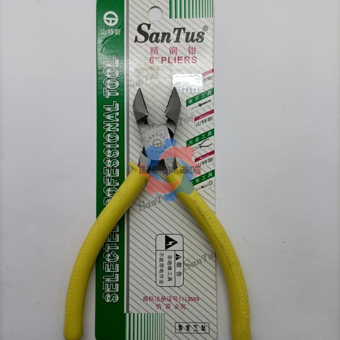 SANTUS TANG POTONG 6" INCH (SUDUT)  ST-6E