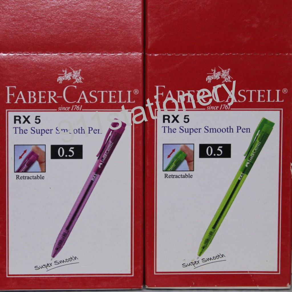 

PULPEN FABER CASTELL RX 5 CASING WARNA WARNI