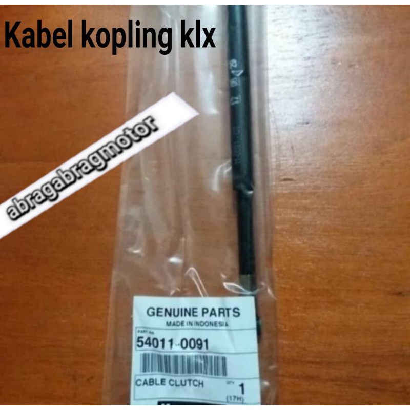 Kabel kopling klx 54011-0091 Ori Kawasaki