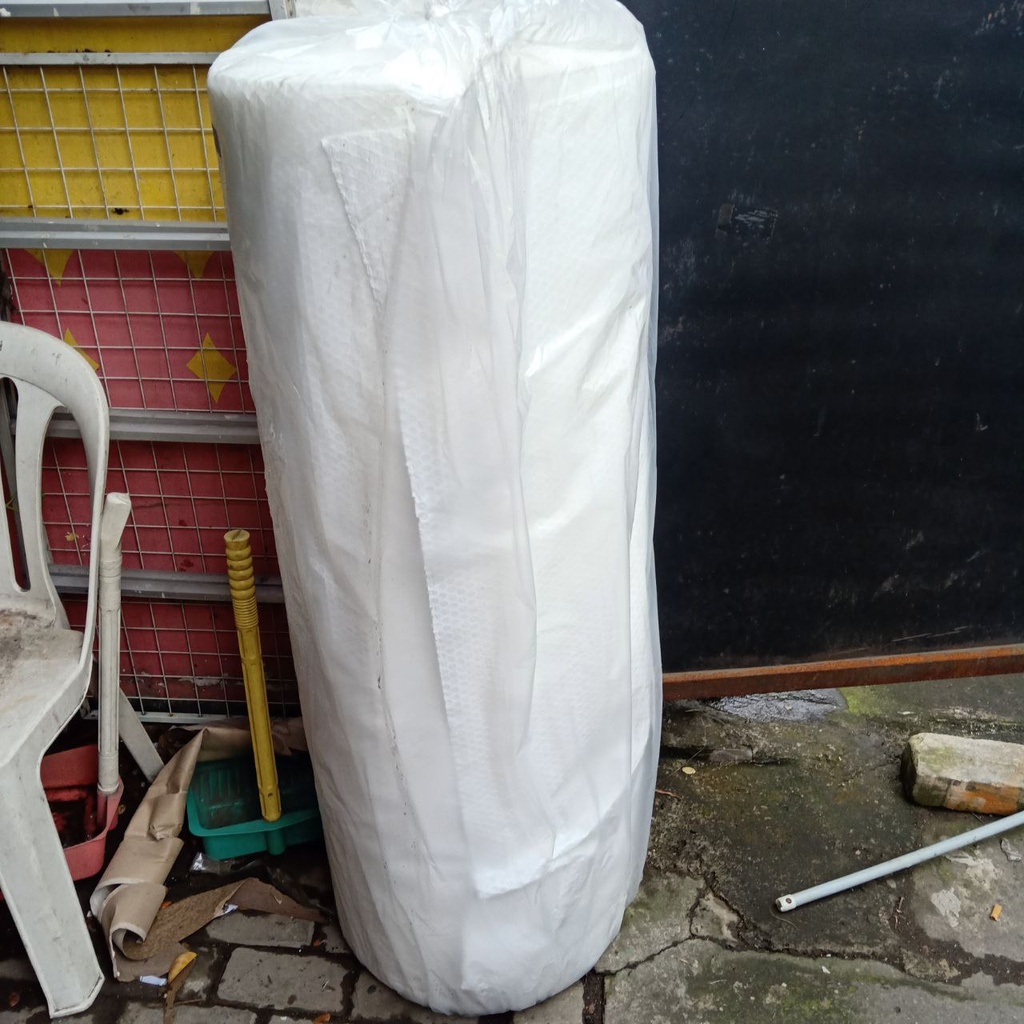Bubble Wrap Roll 125cm x 50m Putih Susu Tebal Berat 3kg