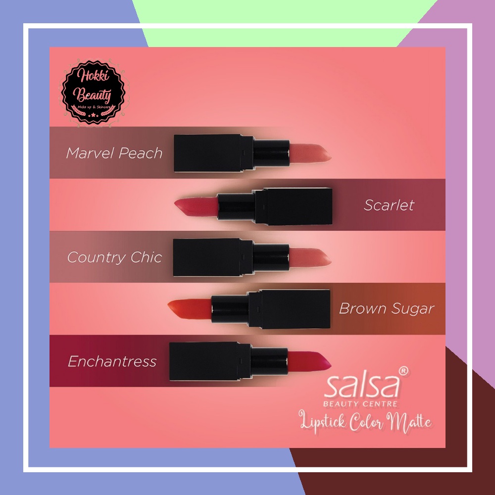 Salsa Matte Lipstick | Lipstik mate