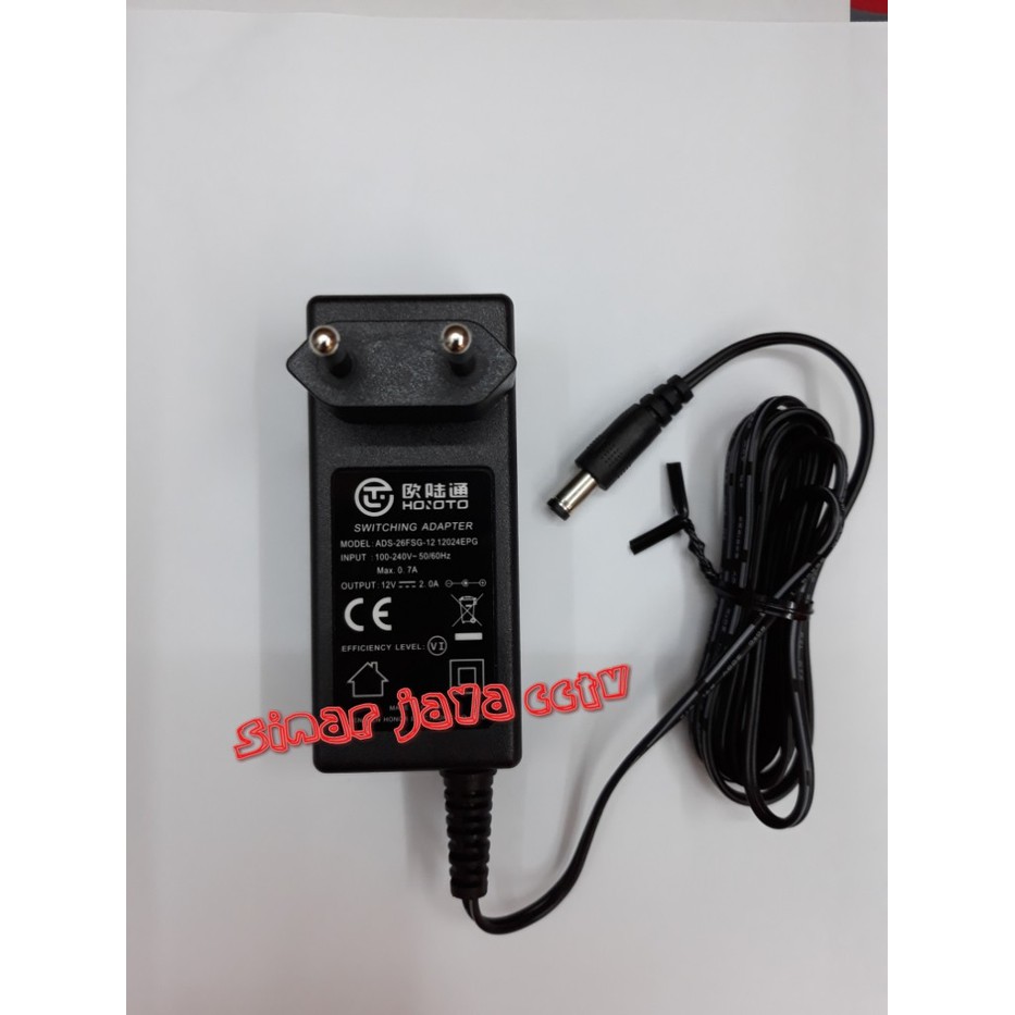 adaptor cctv 12v 2a