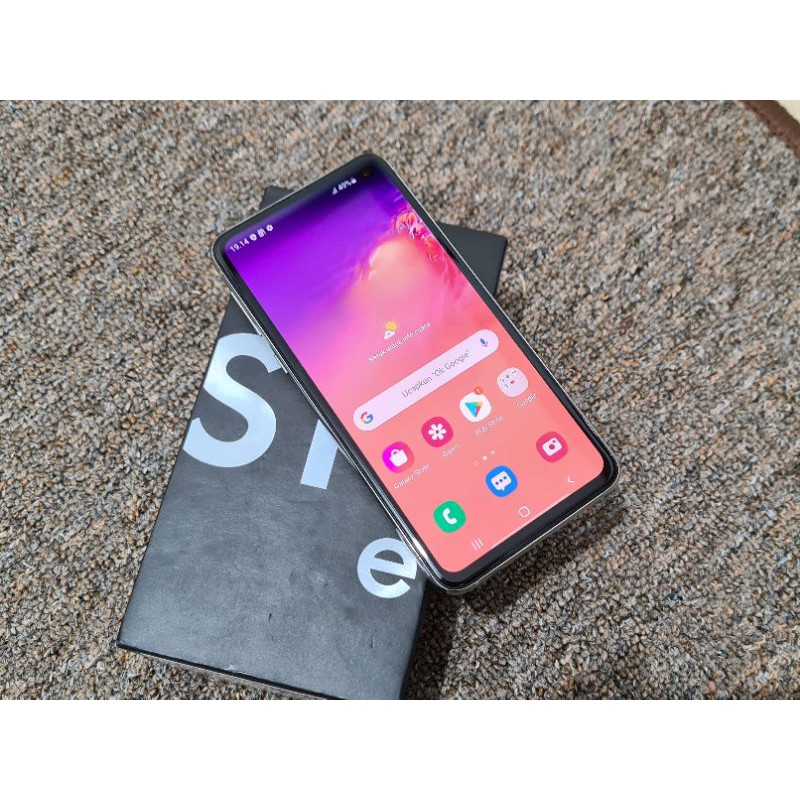samsung s10e white dual sim ex sein 6/128gb