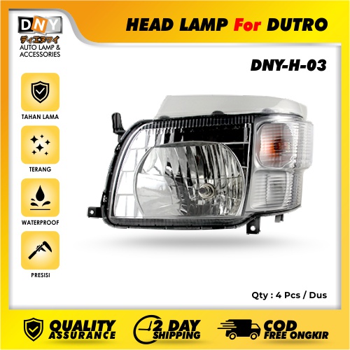 Head Lamp DNY Hino Dutro / Dynasaurus