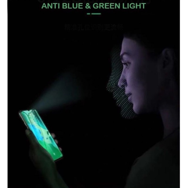 Matte Green Light Samsung J2 Prime J5 Prime J7 Prime J2 Pro J3 Pro J5 Pro J7 Pro Tempered Glass Matte Green  Anti Radiasi Full Layar