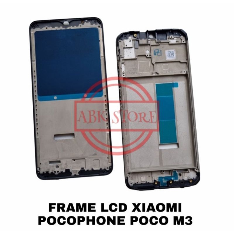 Frame Bezzel Tulang Tengah Tatakan Lcd Xiaomi Poco M3