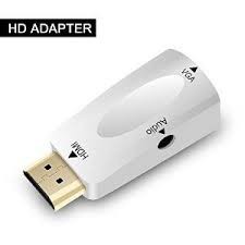 Dongle Converter HDMI Male to VGA Female Adaptor with Audio