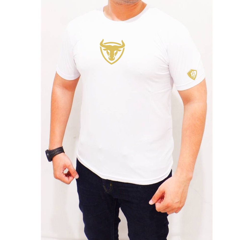 kaos Fitnes Gym Workout Banteng Bull Sport Bodyfit