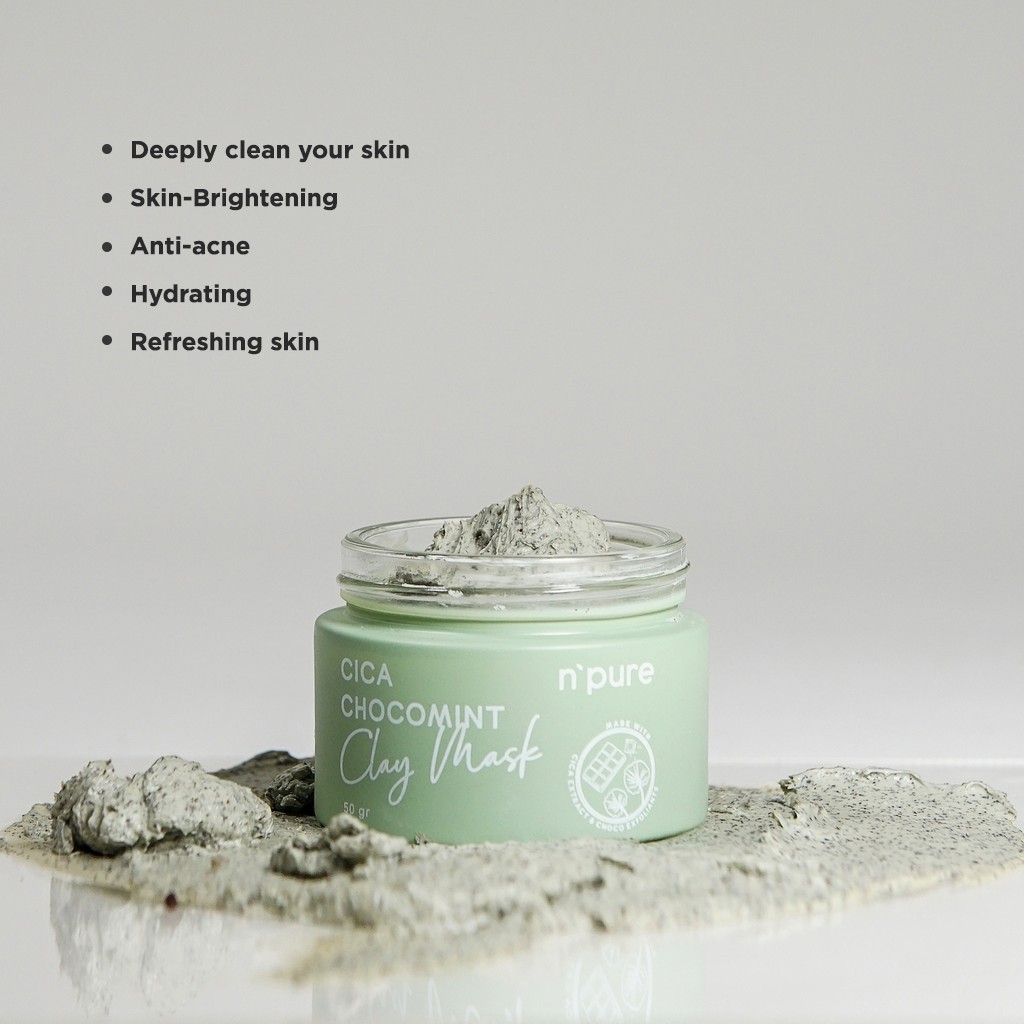 NPURE Clay Mask Centella Chocomint #REALMEN