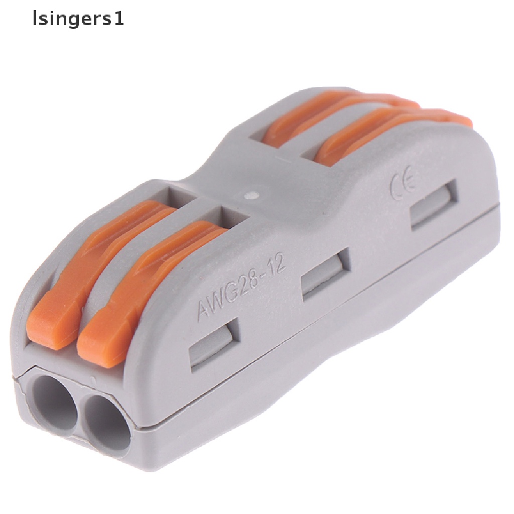 (lsingers1) Spl-1 2 3 Way Terminal Block Konektor Kabel Listrik Reusable
