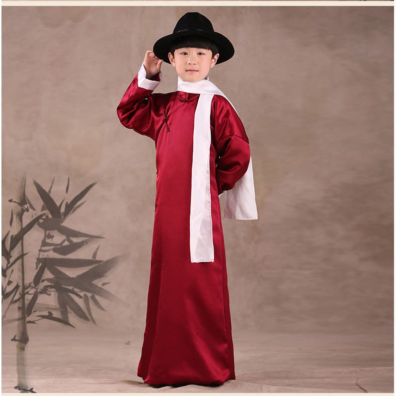 Jual Baju Terusan anak Laki-laki tradisional china model IP-Man