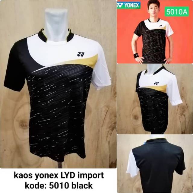 Baju / Kaos Badminton / Bulutangkis YONEX 5010 LEE YONG DAE IMPORT GRADE ORIGINAL