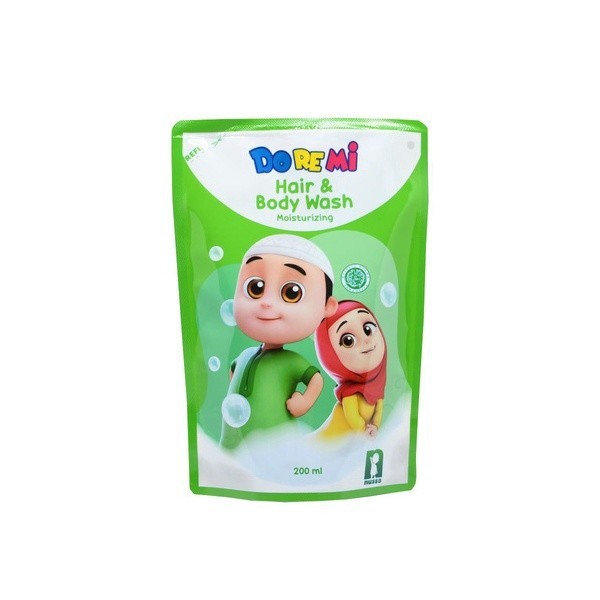 Doremi Hair & Body Wash Moisturizing Refill 200 ml Karakter Nusa Rara - TIMON