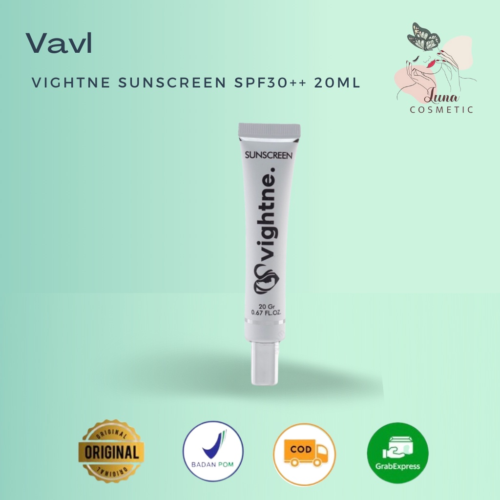 VAVL Beaute Sunscreen Vightne Glowing 20ml by vivalentine