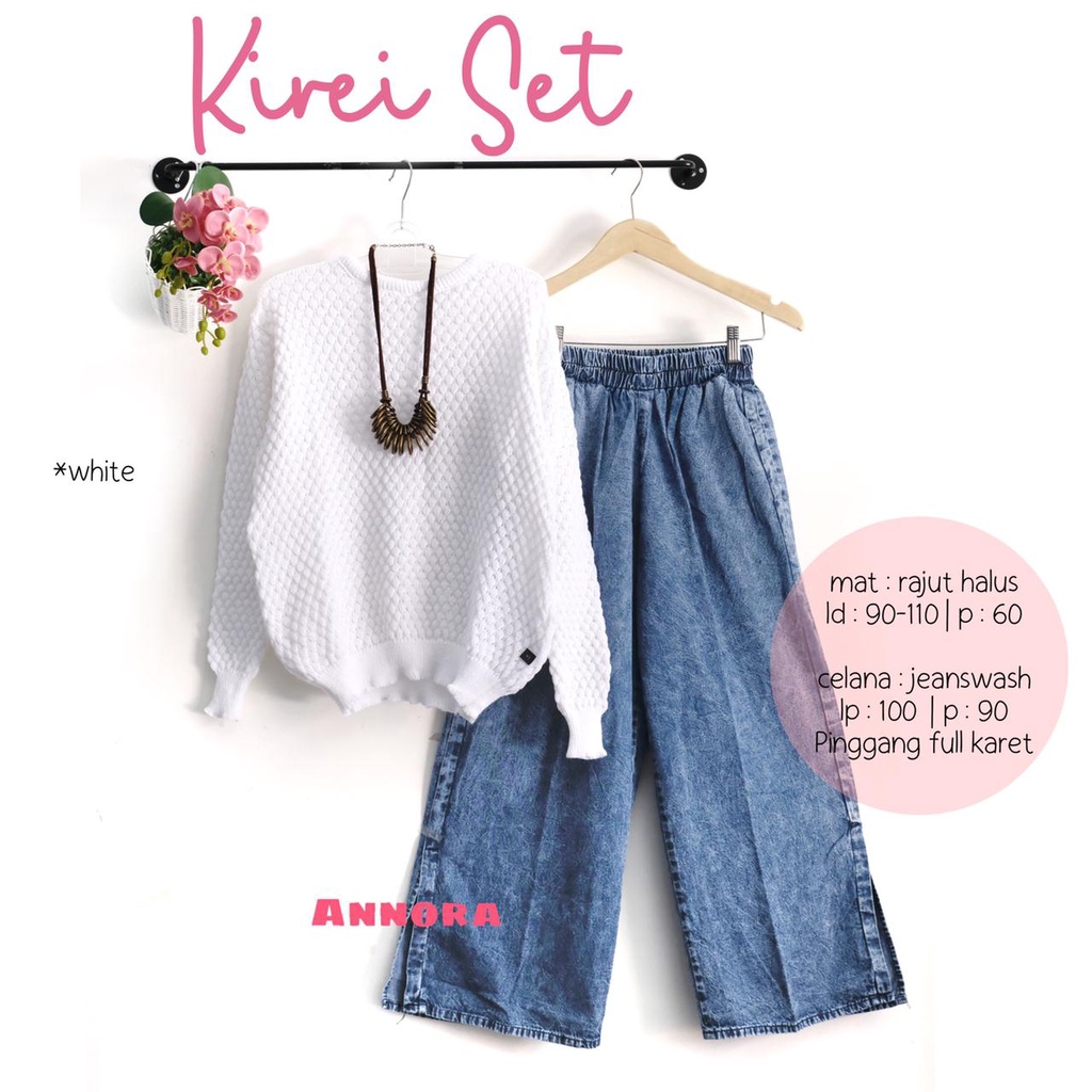 Setelan Kirei set by Annora