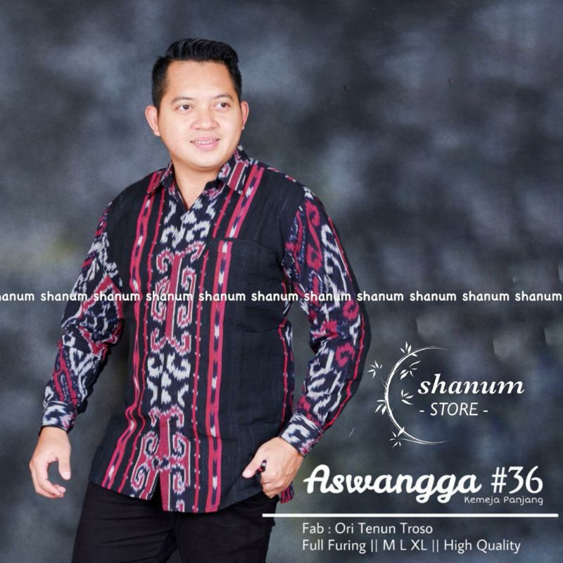 KEMEJA BATIK TENUN ASWANGGA || Tenun Troso
